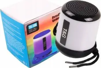 Kaltoparlant Bluetooth T&G TG-156, 5W, LED, i bardhë