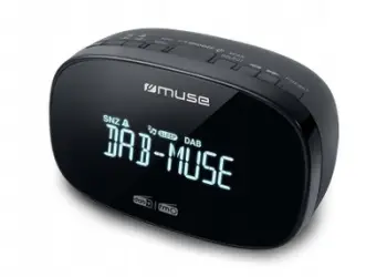 Radio-orë Muse M-150 CDB, DAB FM, ekran digjital, e zezë