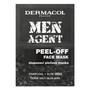 Set maska për fytyrë Dermacol Peel-Off Men Agent, 2 x 7.5 ml
