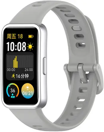 Rrip silikoni 4wrist për orë dore Huawei Watch 8/9/10, i hirtë