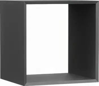 Ndarje rafti MALAX Anthracite Insert, panel i laminuar 16mm, për rafte modulare, anthracite