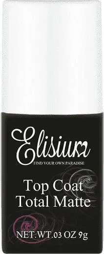 Llak për thonj Elisium Top Coat Total Matte, 9ml