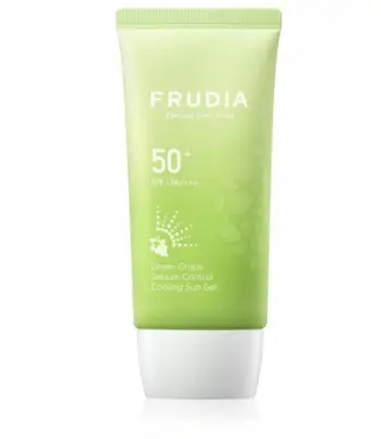 Krem dielli xhel Frudia Green Grape, SPF 50+, 50 g, jeshil