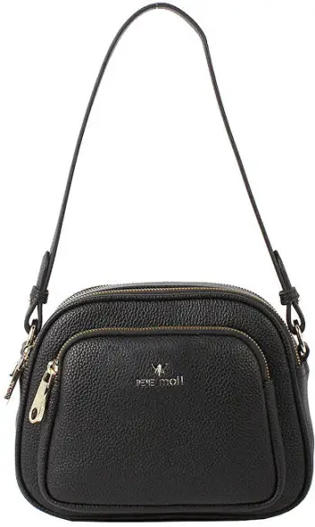 Çantë crossbody Pepe Moll 252232, lëkurë artificiale, e vogël, e zezë
