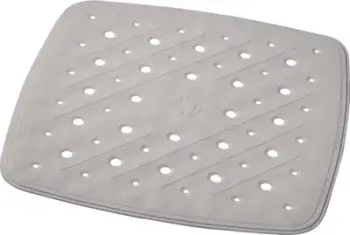 Tapet dushi antirrëshqitës RIDDER Promo, gome, 51 x 51 cm, gri