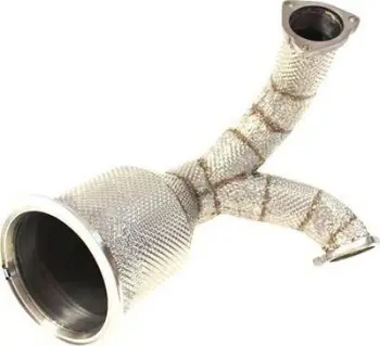 Downpipe TurboWorks për Audi S4 B9 S5 3.0 TFSI, çelik inox, me mbulesë termike