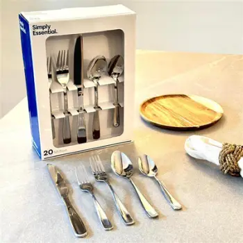 Set lugësh,thikash,pirunësh inoxi 20/1. UNIMIKS