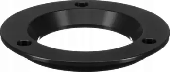 Adapter tripe Manfrotto 319, tas 75mm në 100mm, metalik, i zi
