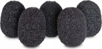 Sfungjerë mikrofoni Rycote Lavalier Foams, set 5 copë, diametër 4.5 mm, të zinj