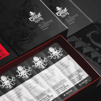 Patron tatuazhesh El Cartel 0.35 11 Soft Edge Magnum, steril, transparent