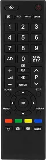Pilot televizori Toshiba CT90326LX, zëvendësues, i zi