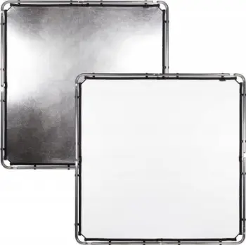 Pëlhurë reflektuese Manfrotto Skylite Rapid MIDI LL LR81531R, 1.5x1.5 m, argjendtë e bardhë