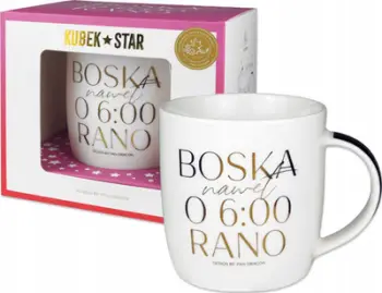 Filxhan STAR For Her Divine Even At 6 In The Morning, porcelan, 400ml, i bardhë