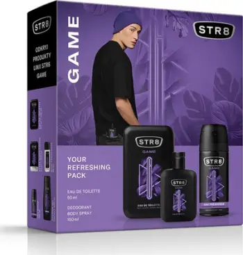Set dhuratë për meshkuj Str8 Game, Eau de Toilette 50ml, Deo Spray 150ml