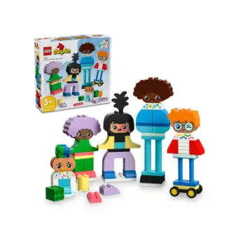Lodër ndërtimi LEGO Duplo 10423 People with Big Emotions, set edukativ, 3+