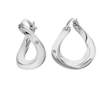 Vathë për femra Hot Diamonds, Argjendtë/Transparent