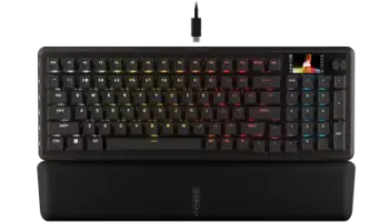 Tastierë gaming Corsair Vanguard 96, mekanike lineare, ndriçim i pasmë, anglisht, e zezë