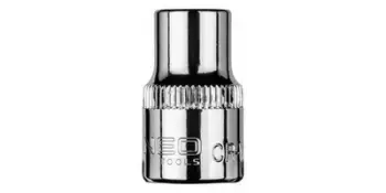 Kokë tubore Neo 08-168, 3/8", 8mm, çelik krom vanadium