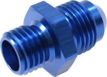 Bashkues alumini TurboWorks AN6 M12x1.5, për vaj ujë dhe karburant, i argjendtë
