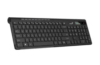 Tastierë Genius SlimStar 7230, wireless 2.4 GHz, 104 taste, e zezë
