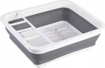 Raft enësh Wenko Grey, palosës, plastik, gri