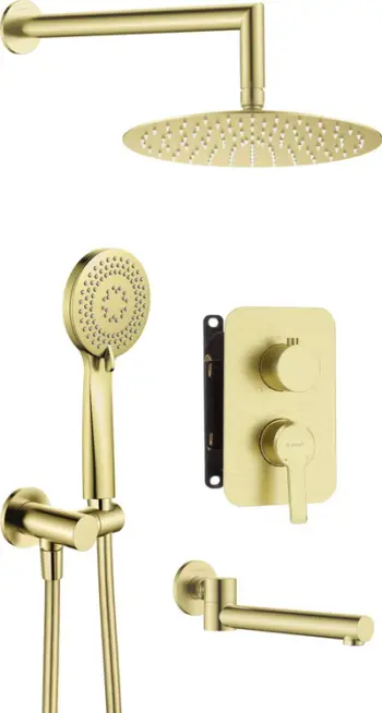 Set i fshehtë dushi Deante Bxyyrqam, dalje për vaskë, gold i furçuar