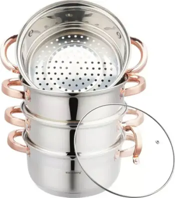 Set tenxhere me avull Klausberg 7730, 5 pjesë, 20 cm, çelik inox, për të gjitha sobat