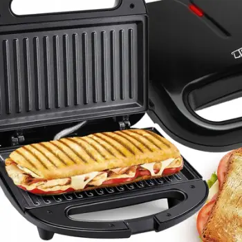 Toaster 3 në 1 LTC OK1, 750W, grill dhe sandwich maker, i zi
