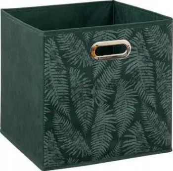 Kosh organizues Five Simply Smart, pëlhurë, 31x31x31cm, jeshil i errët