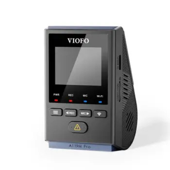 Kamerë makine VIOFO A119M Pro, 4K, GPS Wi‑Fi, e zezë