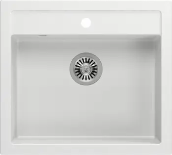 Lavaman kuzhine Quadron BILL 110 GraniteQ, montim undermount, snow white