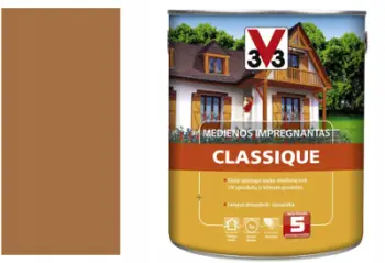 Bejcë druri V33 Stain Classic, 0.75L, lis i çelët