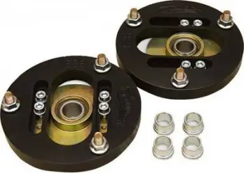 Plaka camber Mtuning_A për BMW E36 E38 E90, kushinetë coilover, alumini CNC, e zezë