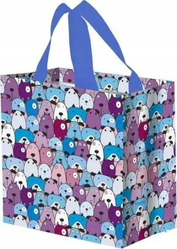 Çantë blerjesh Mini Pysiaki, 10L, plastike, blu
