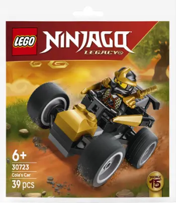 Set LEGO NINJAGO Ninja Cole’s Car 30723, për fëmijë 6+, shumëngjyrëshe