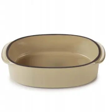 Enë pjekjeje Revol Caractere Roaster, 16x11 cm, porcelan, ngjyrë arre
