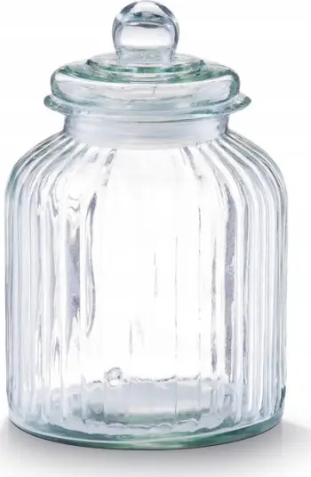 Kavanoz ruajtës Zeller Nostalgia, 26cm, qelq transparent