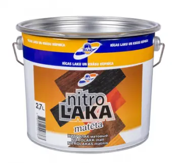 Llak druri Rilak Nitro Varnish, 2.7L, matt, transparent