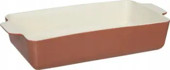 Pjatë pjekjeje qeramike WIW Rectangular, 31 x 18 cm, ngjyrë argjile