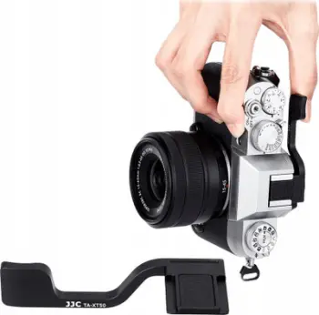 Dorezë metalike për kamerë JJC TA XT50, me thumb grip, me battery grip, e zezë