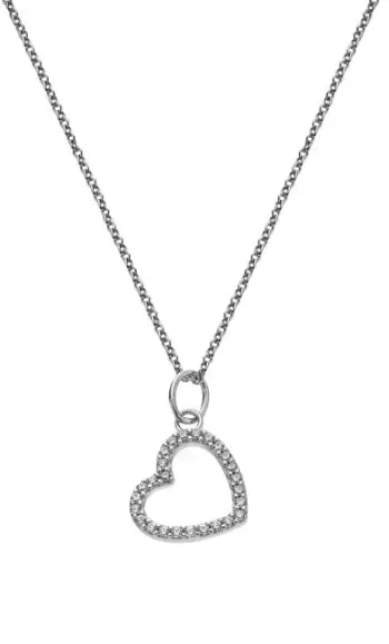 Varëse për femra Hot Diamonds Heart SWP004, e argjendtë