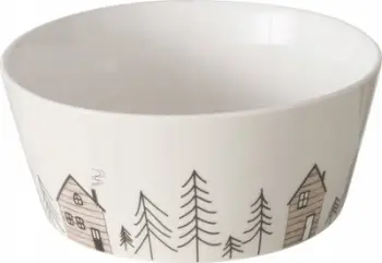 Tas qeramik Homewood Winter Tree Pattern, 15 cm, 500 ml, shumëngjyrësh