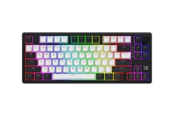 Tastierë gaming Hator Skyfall 80 MAG Ultima, wireless 8K tri-mode, RGB, e bardhë e zezë
