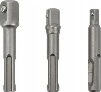 Set adapterësh SDS Plus për daltë, 1/4" 3/8" 1/2", çelik CrV