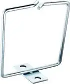 Mbajtës kabllosh Alantec SA HK 80 80 O, 80x80mm, për kabinete rrjeti, i zi