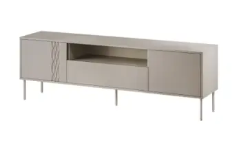 Komodë TV Cama Meble Tresse, 180x40x54.5 cm, 3 dyer 1 raft, ngjyrë cashmere matt