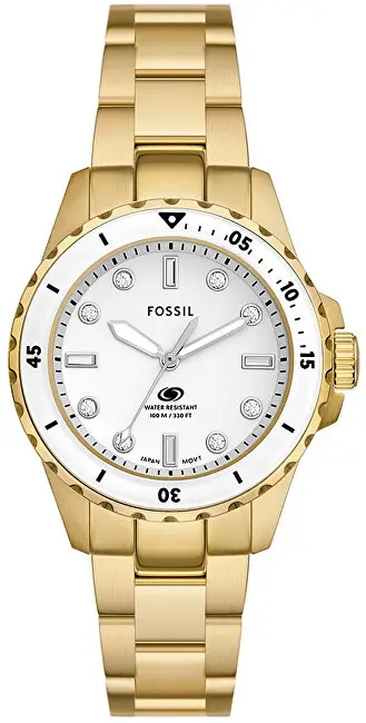 Orë për femra Fossil Blue ES5350, e artë