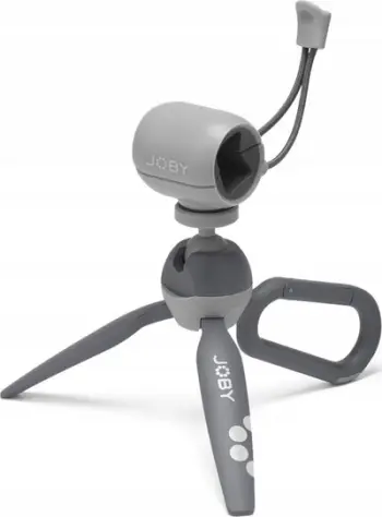 Tripod kompakt Joby HandyPod Clip, për kamerë dhe telefon, gri