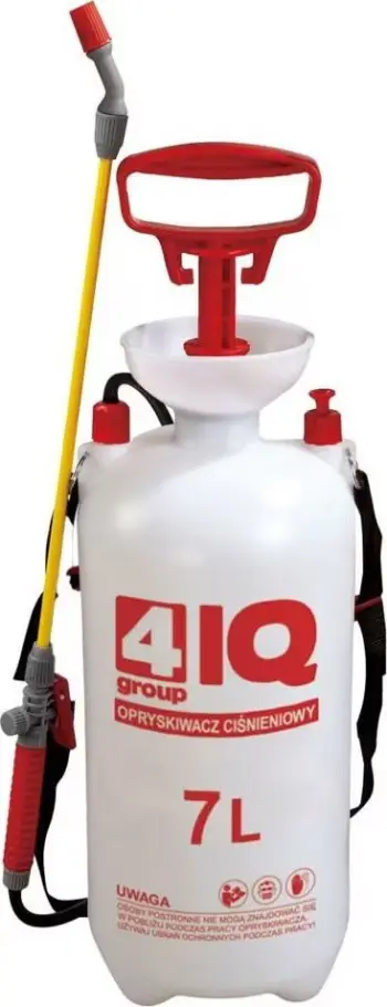 Pompë spërkatëse kopshti 4IQ, 7L, lanci i gjatë, e bardhë e kuqe