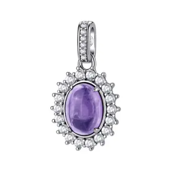 Pendant për varëse Brosway Fancy Magic Purple FMP127, i argjendtë/ vjollcë
